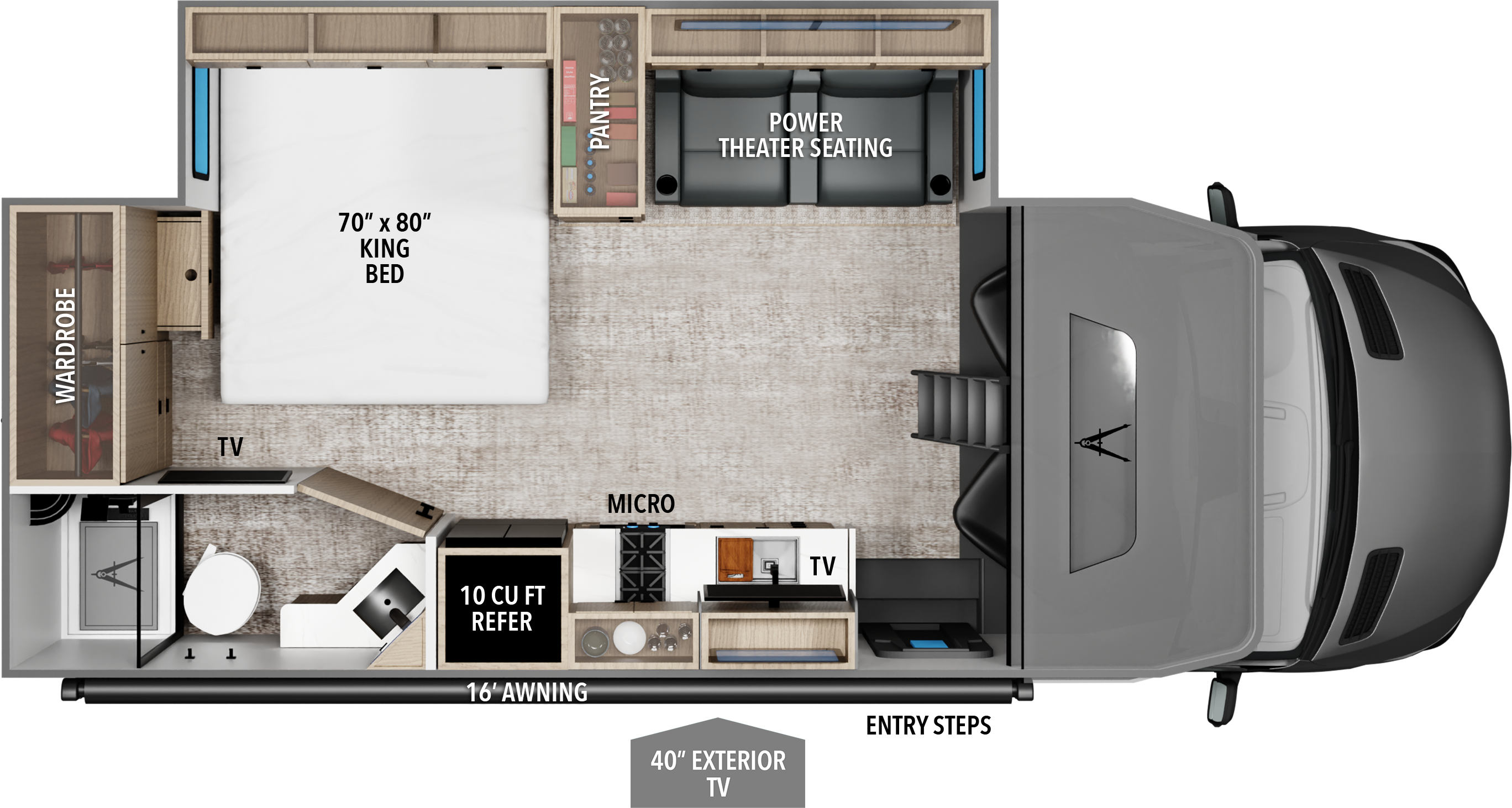 Grand Design Lineage 25FW floor plan