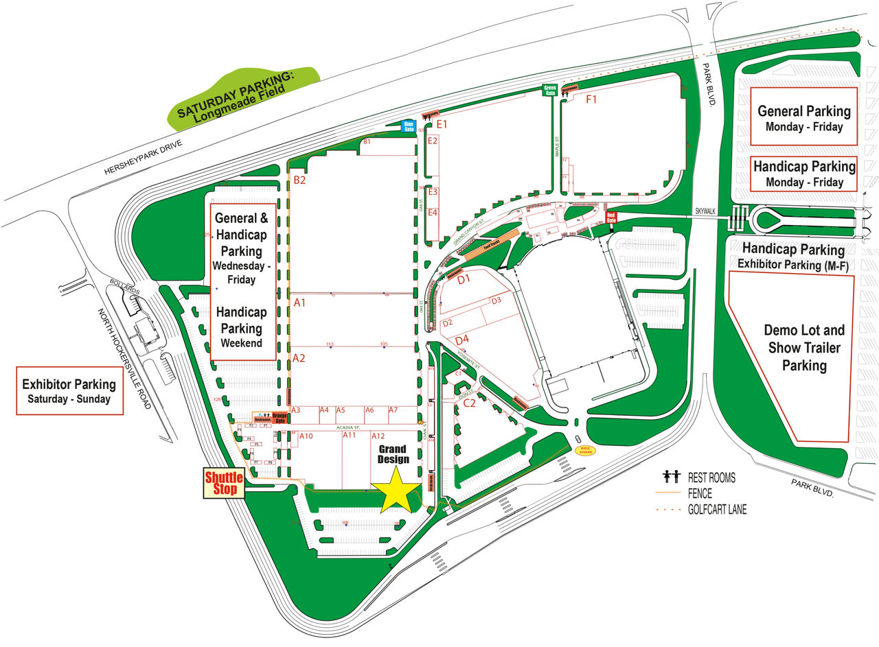 Hershey Map 2026