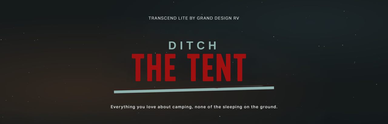 Ditch the Tent